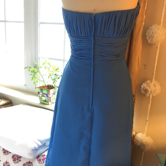Blue Cocktail Dress - Picture 5 of 8
